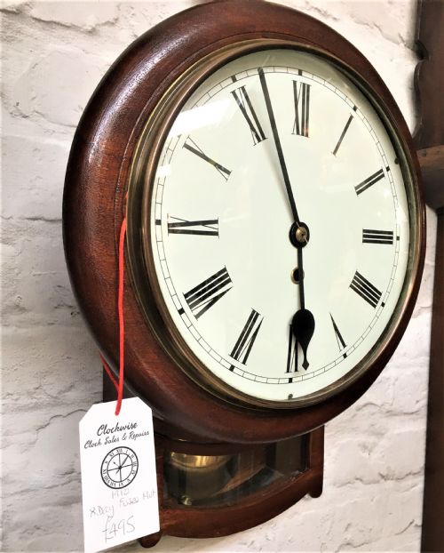 fig 1. Eight Day Mini Fusee Wall Clock