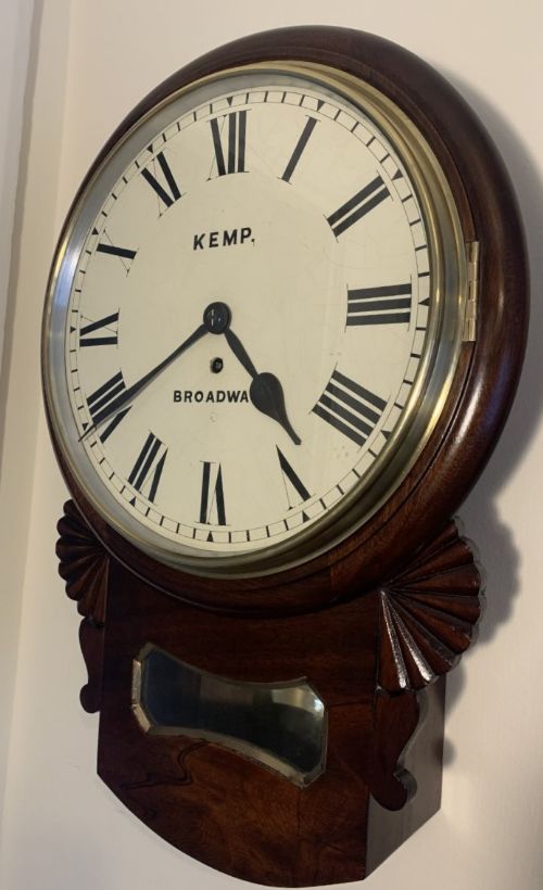 fig 1. Lovely Eight Day Fusee Timepiece, Fantastic Condition