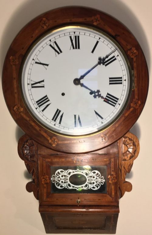 American Eight Day Striking Wall Clock