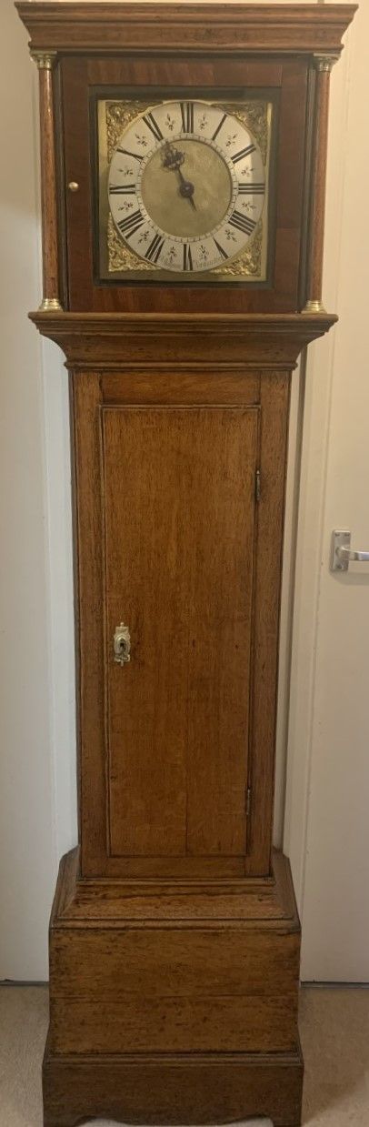 fig 1. Longcase Clock, 30 Hour, Georgian Birdcage Movement