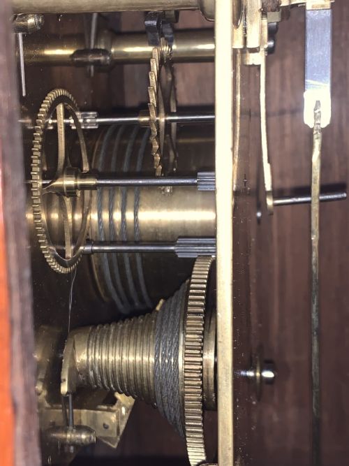 fig 3. Fabulous Eight Day Fusee Wall Clock, Retailed By Camerer & Kuss