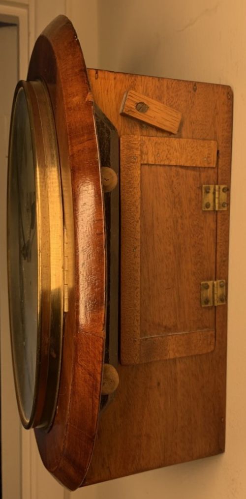 fig 1. G.W.R Fusee Wall Clock Of Historical Importance, Provenance