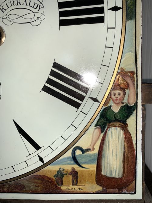 FINE SCOTTISH LONGCASE CLOCK JAMES BLACK KIRKALDY - ADDITIONAL PHOTO 2