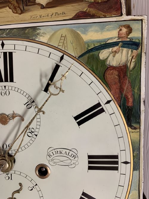 FINE SCOTTISH LONGCASE CLOCK JAMES BLACK KIRKALDY - ADDITIONAL PHOTO 3