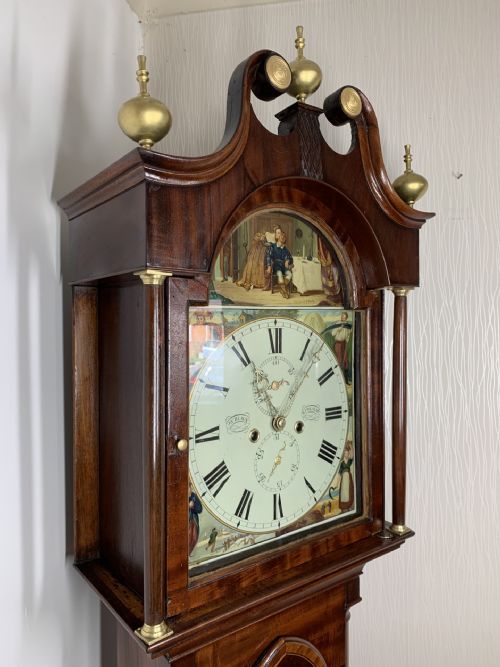 FINE SCOTTISH LONGCASE CLOCK JAMES BLACK KIRKALDY - ADDITIONAL PHOTO 11
