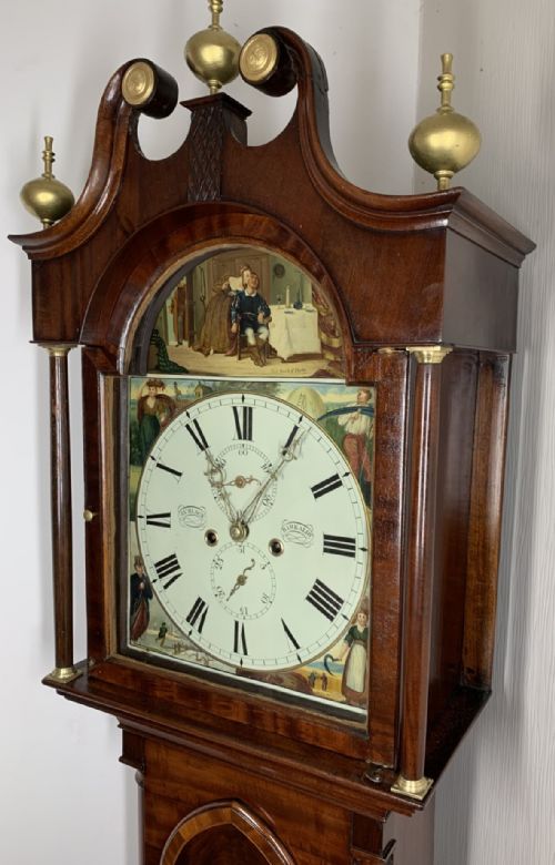 FINE SCOTTISH LONGCASE CLOCK JAMES BLACK KIRKALDY - ADDITIONAL PHOTO 12