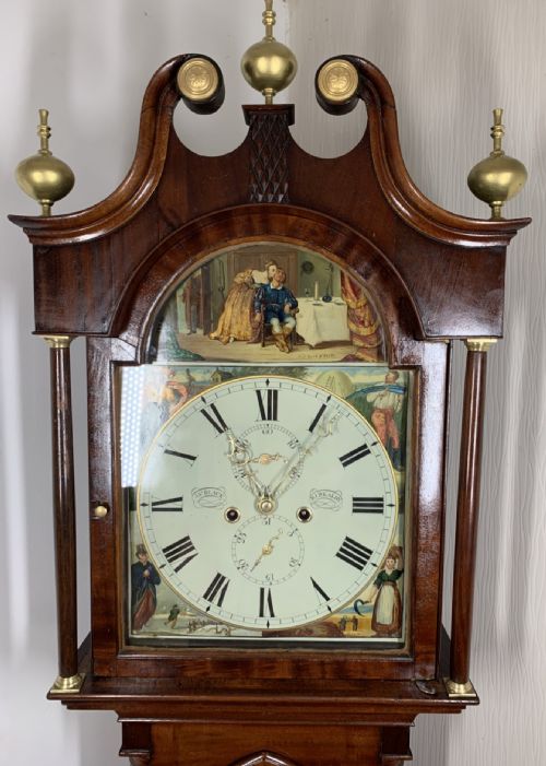 FINE SCOTTISH LONGCASE CLOCK JAMES BLACK KIRKALDY - ADDITIONAL PHOTO 14