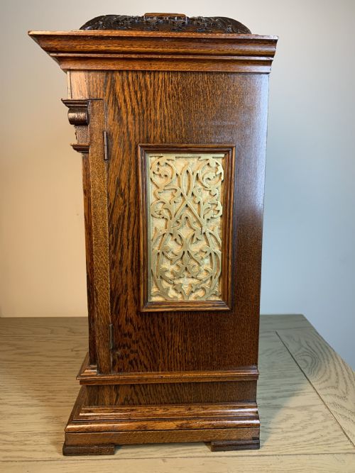 GOOD QUARTERSTRIKING LENZKIRCH BRACKET CLOCK VICTORIAN - ADDITIONAL PHOTO 6