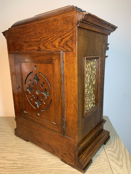 GOOD QUARTERSTRIKING LENZKIRCH BRACKET CLOCK VICTORIAN - ADDITIONAL PHOTO 9
