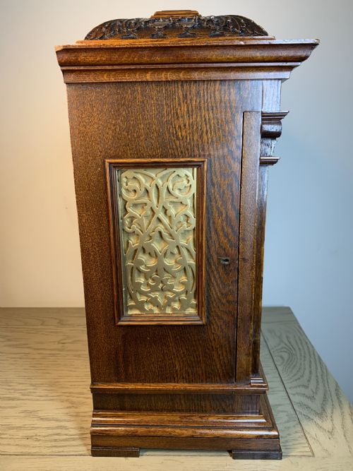 GOOD QUARTERSTRIKING LENZKIRCH BRACKET CLOCK VICTORIAN - ADDITIONAL PHOTO 10