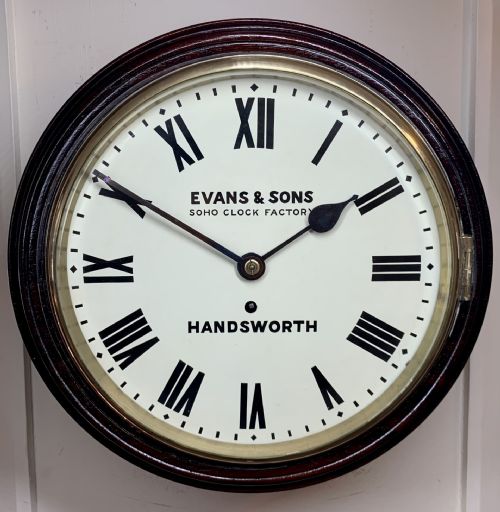 fine victorian fusee dial wall clock excellent condition - CATEGORY: ANTIQUE CLOCKS - DATED 1850