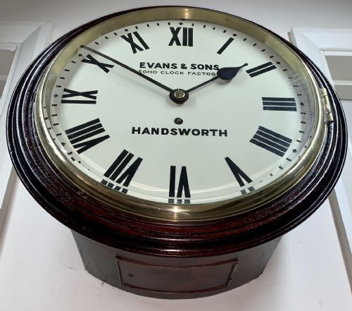 FINE VICTORIAN FUSEE DIAL WALL CLOCK EXCELLENT CONDITION - ADDITIONAL PHOTO 6