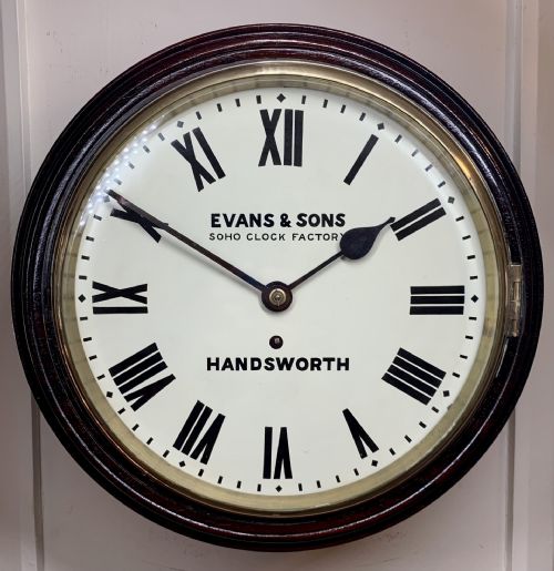 FINE VICTORIAN FUSEE DIAL WALL CLOCK EXCELLENT CONDITION - ADDITIONAL PHOTO 11