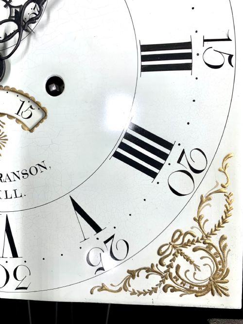 GEORGIAN LONGCASE CLOCK ROCKING SHIP AUTOMATON - ADDITIONAL PHOTO 15