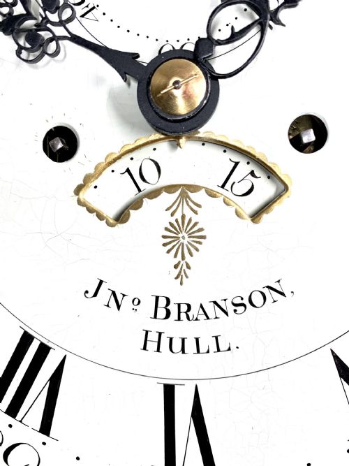 GEORGIAN LONGCASE CLOCK ROCKING SHIP AUTOMATON - ADDITIONAL PHOTO 16