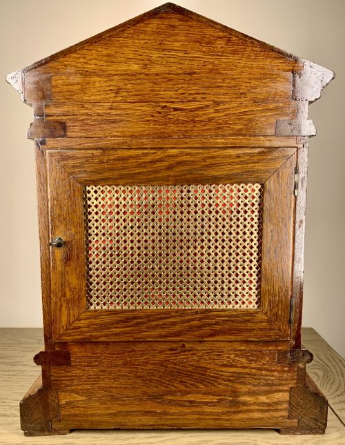 WINTERHALDER OAK BRACKETMANTEL CLOCK QUARTER STRIKING - ADDITIONAL PHOTO 5