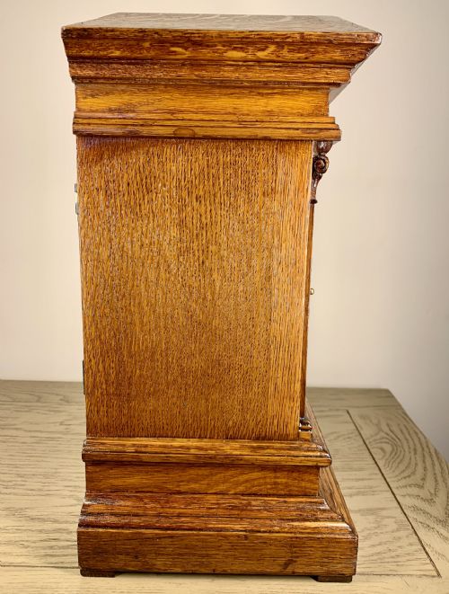 WINTERHALDER OAK BRACKETMANTEL CLOCK QUARTER STRIKING - ADDITIONAL PHOTO 7