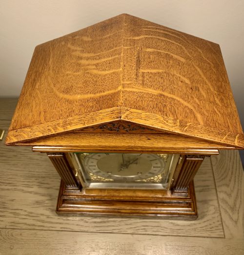 WINTERHALDER OAK BRACKETMANTEL CLOCK QUARTER STRIKING - ADDITIONAL PHOTO 11