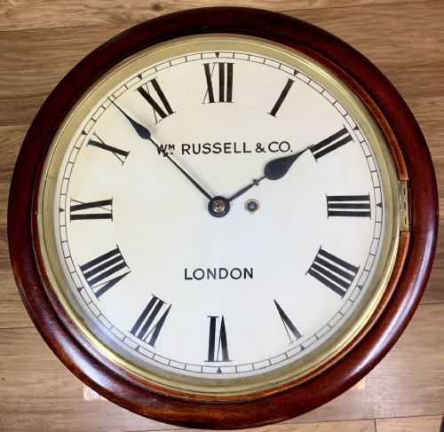 FUSEE DIAL WALL CLOCK CHAIN DRIVEN - ADDITIONAL PHOTO 2
