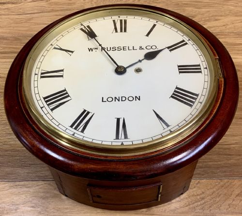 FUSEE DIAL WALL CLOCK CHAIN DRIVEN - ADDITIONAL PHOTO 3