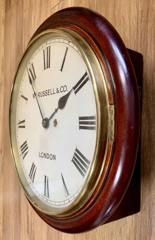 FUSEE DIAL WALL CLOCK CHAIN DRIVEN - ADDITIONAL PHOTO 4