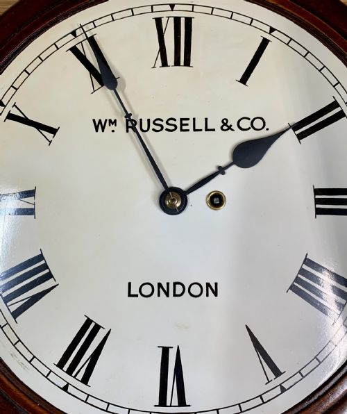 FUSEE DIAL WALL CLOCK CHAIN DRIVEN - ADDITIONAL PHOTO 9