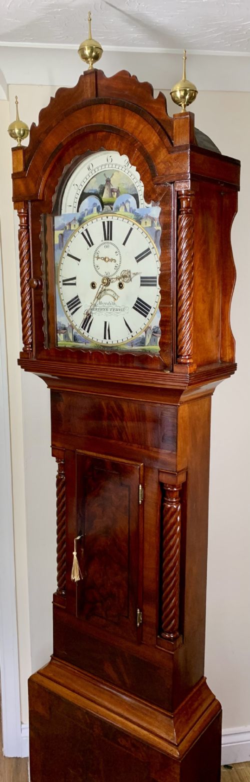 WELSH MOONPHASE LONGCASE CLOCK STUNNING EXAMPLE - ADDITIONAL PHOTO 4