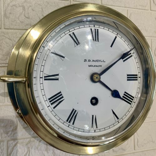 SHIPS FUSEE CLOCK RARE AMAZING CONDITION - ADDITIONAL PHOTO 3