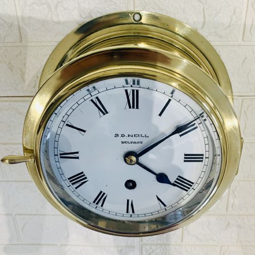 SHIPS FUSEE CLOCK RARE AMAZING CONDITION - ADDITIONAL PHOTO 4