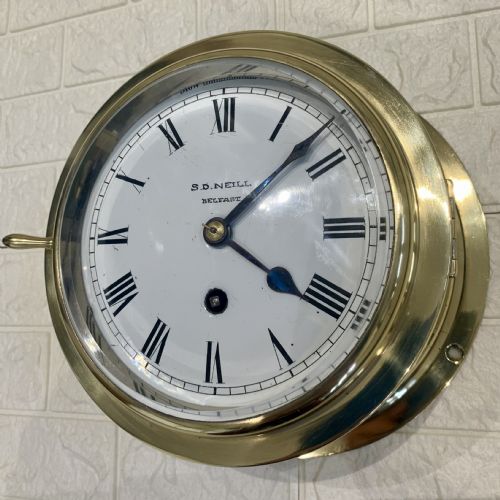 SHIPS FUSEE CLOCK RARE AMAZING CONDITION - ADDITIONAL PHOTO 5