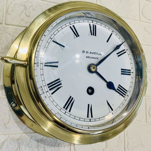 SHIPS FUSEE CLOCK RARE AMAZING CONDITION - ADDITIONAL PHOTO 6