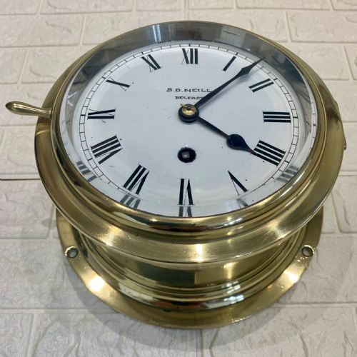 SHIPS FUSEE CLOCK RARE AMAZING CONDITION - ADDITIONAL PHOTO 8