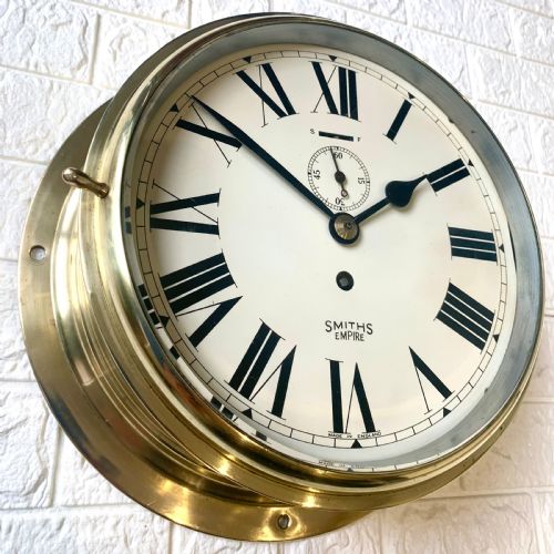 SMITHS EMPIRE SHIPS CLOCK STUNNING - ADDITIONAL PHOTO 4