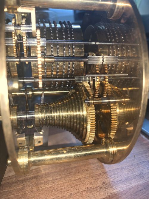 SHIPS FUSEE CLOCK RARE AMAZING CONDITION - ADDITIONAL PHOTO 10