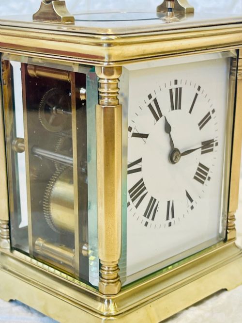 REPEAT STRIKING FRENCH CARRIAGE CLOCK STUNNING - ADDITIONAL PHOTO 5