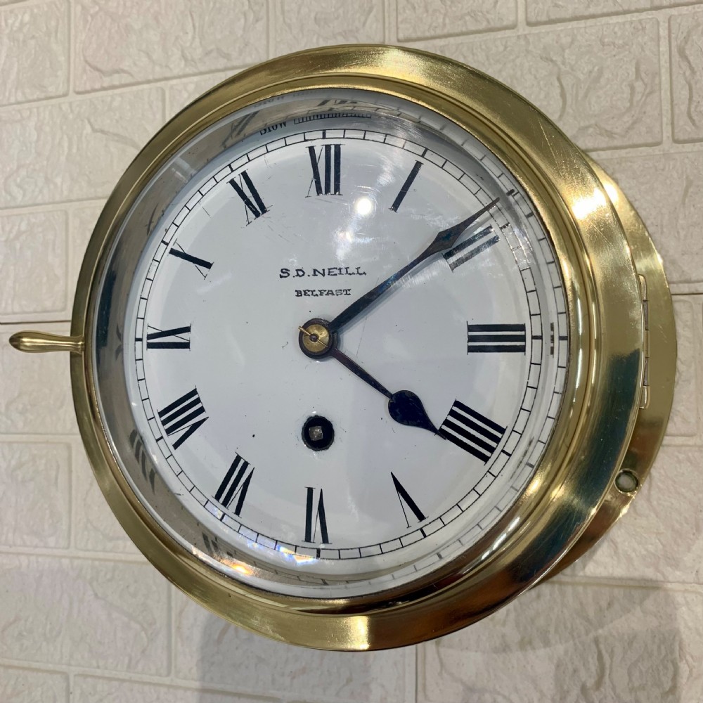 Ships Fusee Clock, Rare, Amazing Condition View III