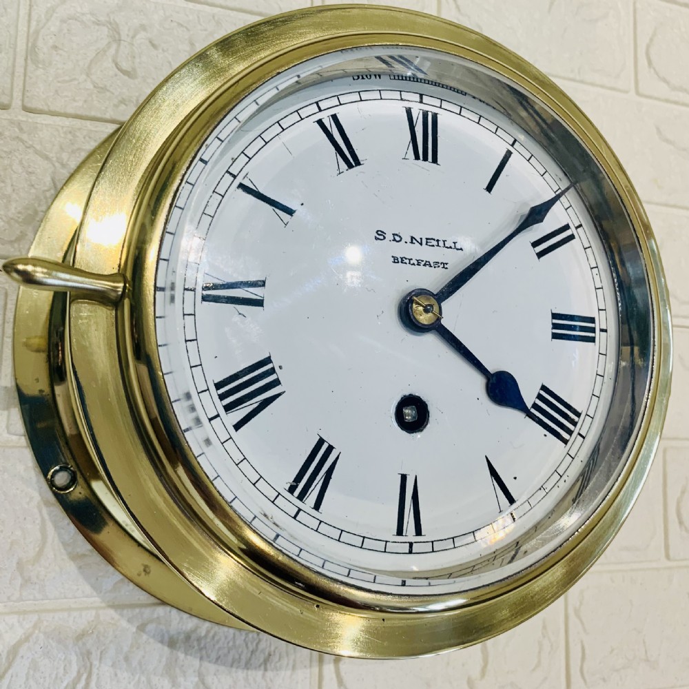 Ships Fusee Clock, Rare, Amazing Condition View VII