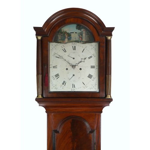 fig 1. SHUTTLECOCK & WINDMILL AUTOMATA LONGCASE CLOCK – JONATHAN MORSE – SOUTHAMPTON