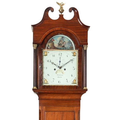 fig 1. ROCKING SHIP AUTOMATA LONGCASE CLOCK – JOSEPH WESTCOTT – BRISTOL