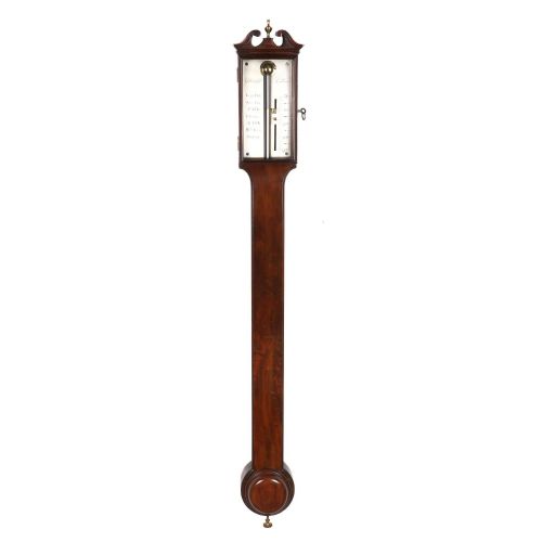 Mahogany Stick Barometer by Gilbert and Co.