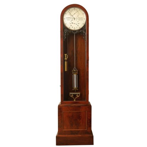 A Beautiful Regulator Longcase Clock Signed Attenborough - London