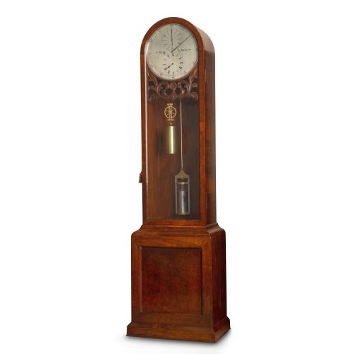 SMALL REGULATOR LONGCASE CLOCK FREDERICK ROWE OF GREAT MARLOW - ADDITIONAL PHOTO 2