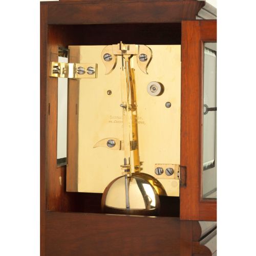 fig 2. A SUPERB WALNUT FUSEE TIMEPIECE LIBRARY CLOCK – BARRAUD & LUNDS OF LONDON