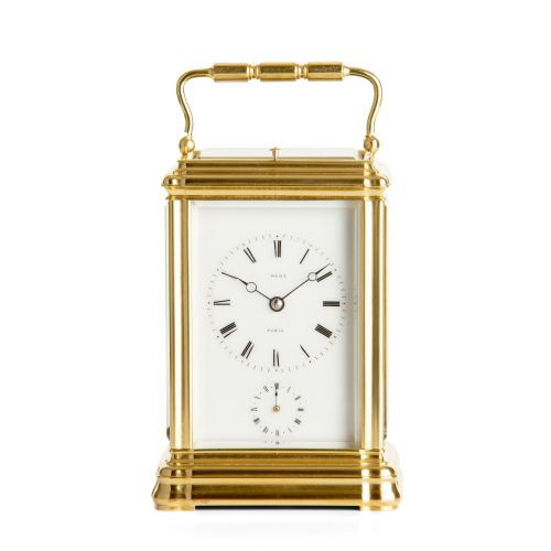 A Fine Antique French Repeating Carriage Clock with Alarm – Dent