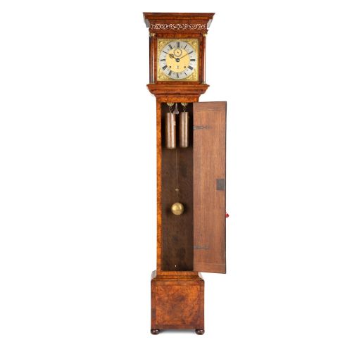 fig 3. MONTH DURATION WALNUT LONGCASE CLOCK – JOHN KNIBB – OXFORD