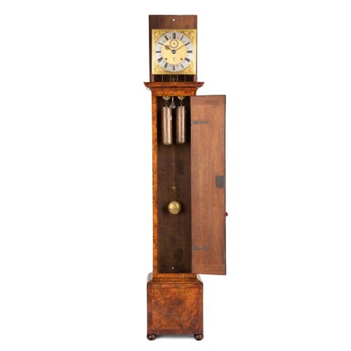 fig 4. MONTH DURATION WALNUT LONGCASE CLOCK – JOHN KNIBB – OXFORD