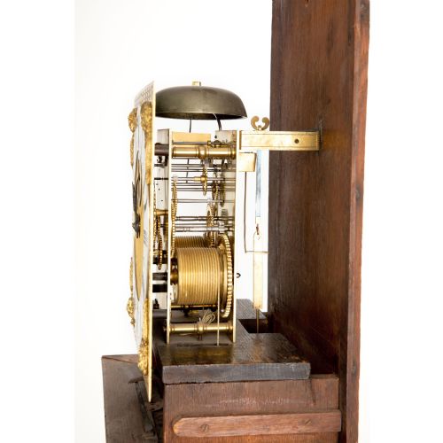fig 5. MONTH DURATION WALNUT LONGCASE CLOCK – JOHN KNIBB – OXFORD