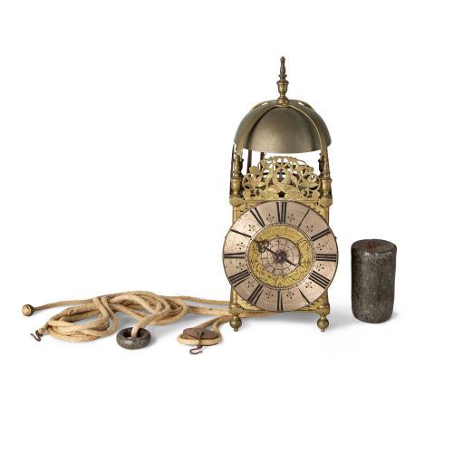 fig 1. FINE LANTERN CLOCK - HENRY MOUNTLOW - LONDON