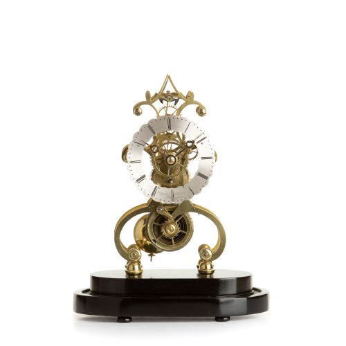 fig 1. FINE SKELETON CLOCK BY EDWARDS OF STOURBRIDGE