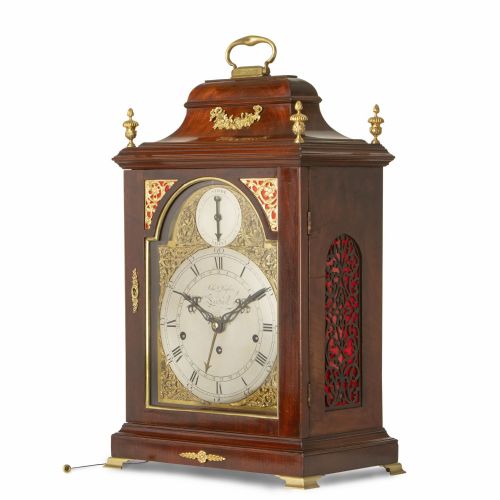 fig 1. QUARTER CHIMING BRACKET CLOCK - JOHN TAYLOR - LONDON